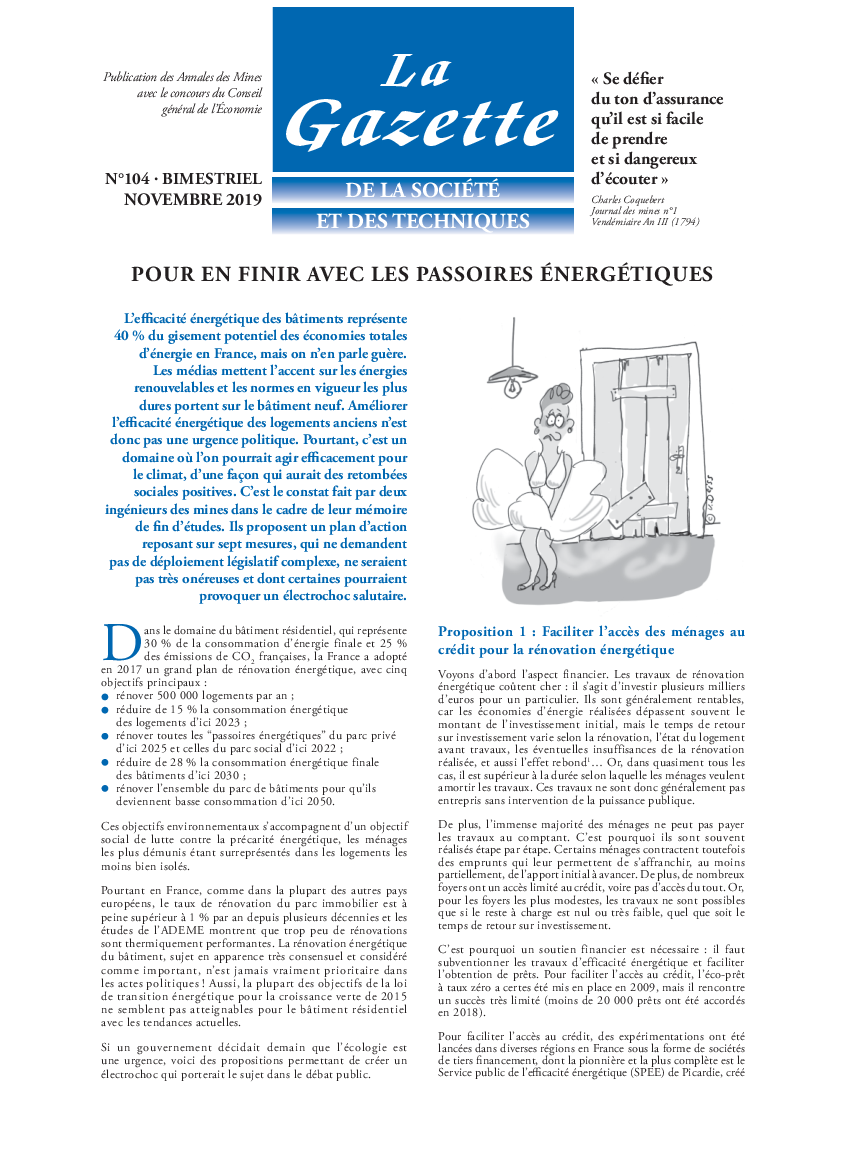 Gazette n°104