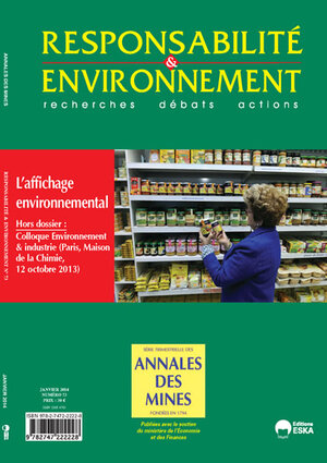 Consommation et environnement : l'information des consommateurs sur l'impact environnemental des produits